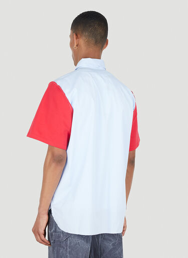 Research Contrasting Sleeve Shirt Camiel Fortgens Research Contrasting Sleeve Shirt Blue caf0148004