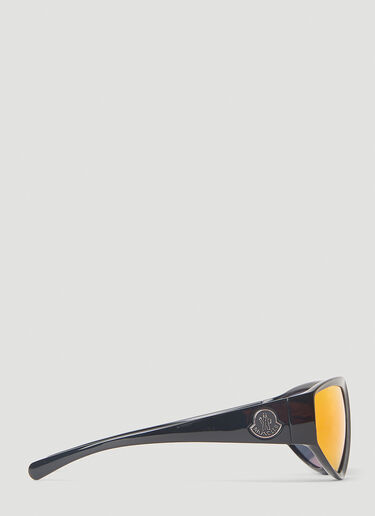 Moncler ペンタグラ ジオメトリックサングラス ブラック mon0351004