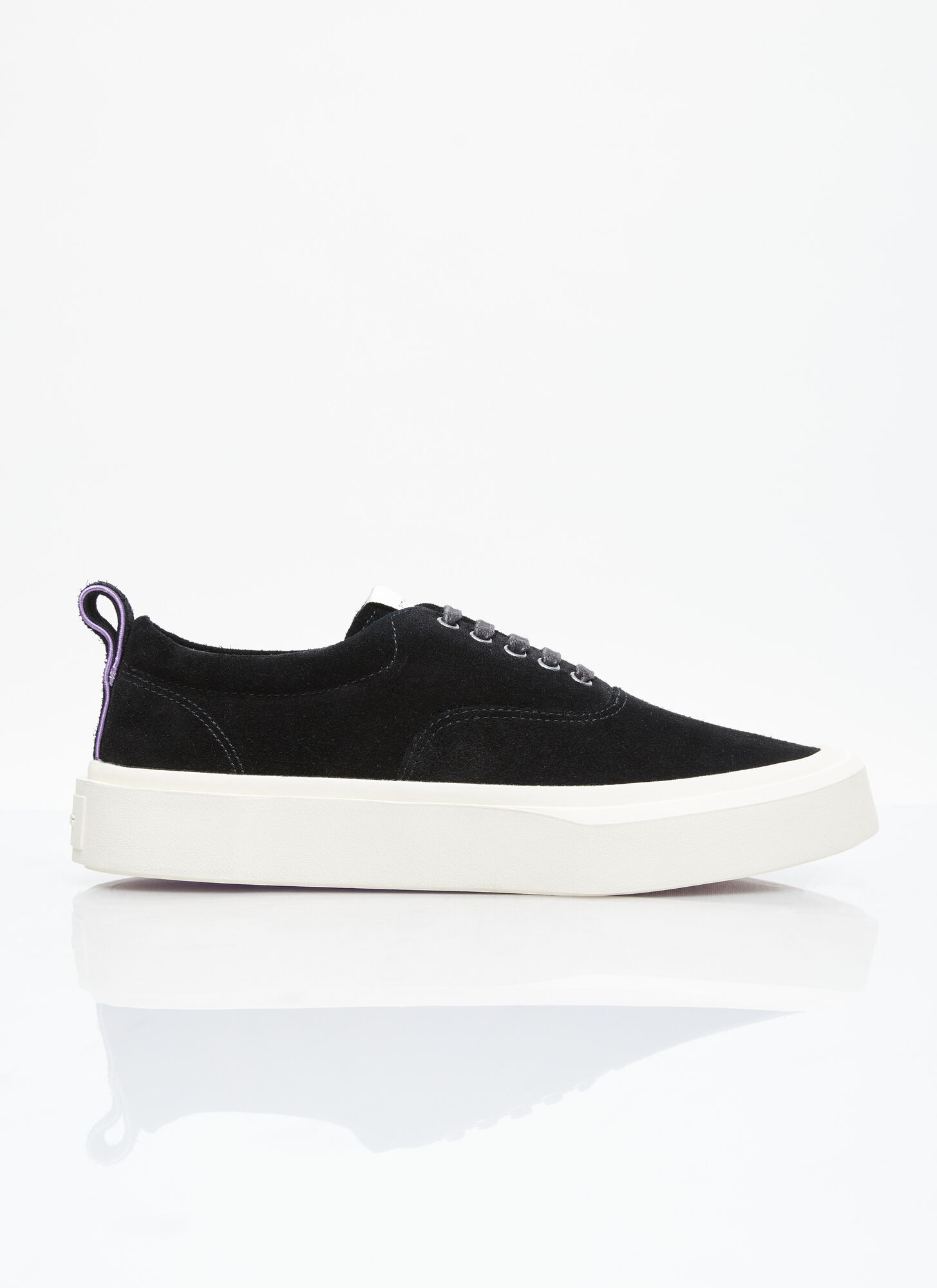 Shop Eytys Mother Ii Suede Sneakers In Black