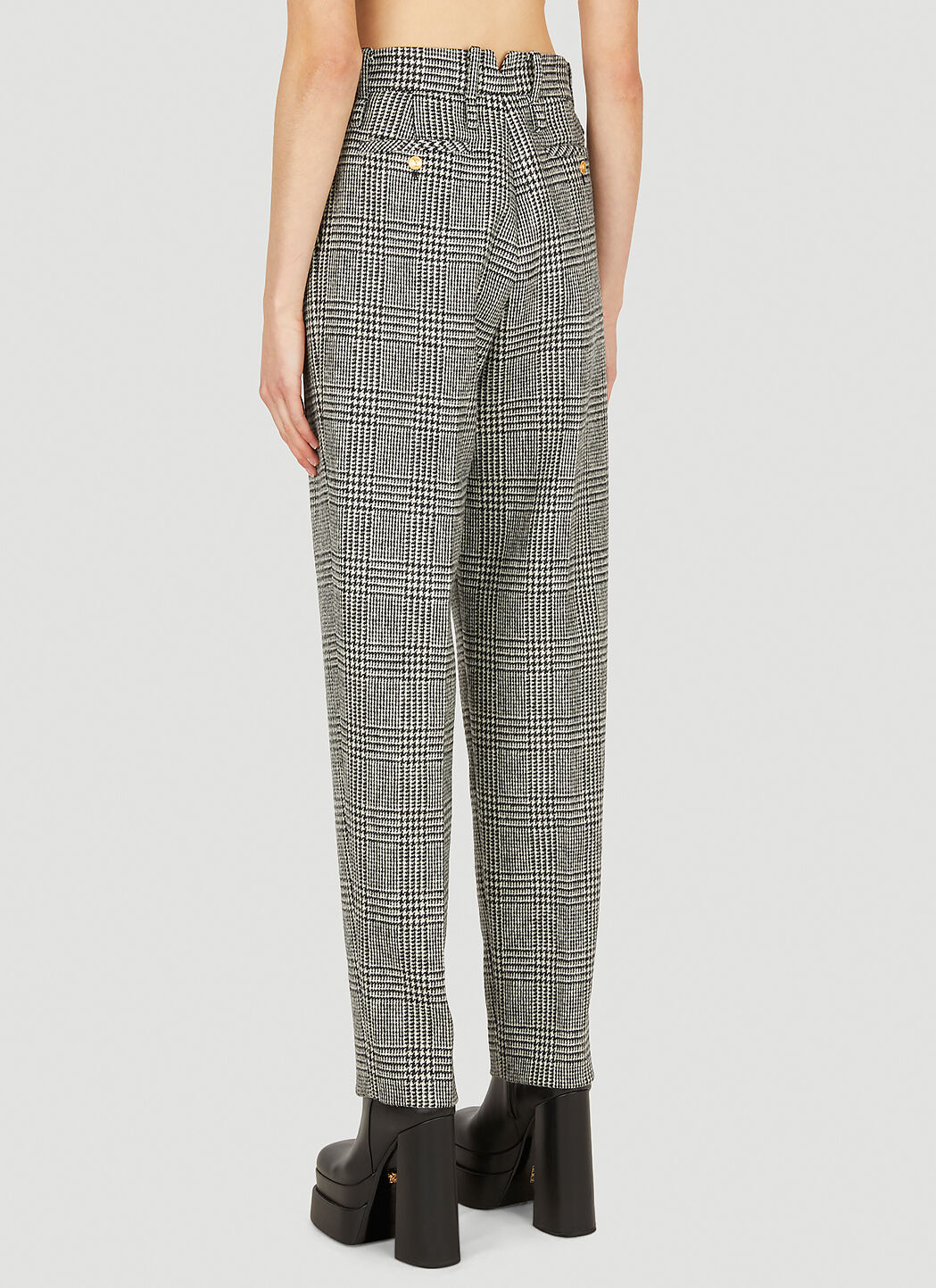 Gucci Prince of Wales Pants in Grey LN CC