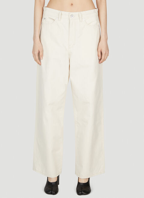 Sportmax Full Cut Pants Brown spx0253007