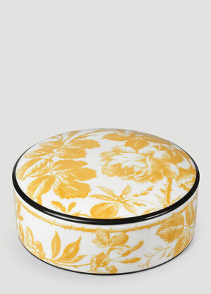 Fornasetti Herbarium Round Box White wps0691847