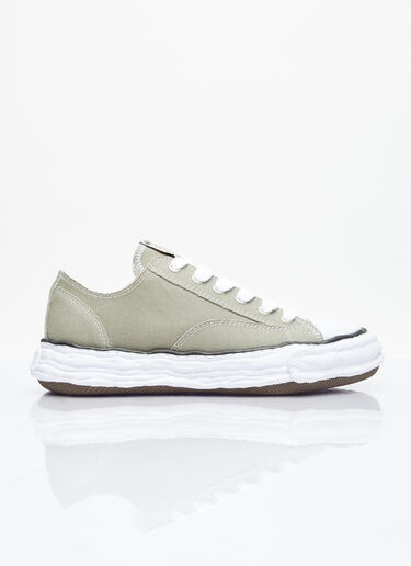 Maison Mihara Yasuhiro Peterson 23 OG Sole Canvas Sneakers Green mmy0154018