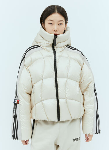 Moncler x adidas Originals Funise Short Down Jacket Cream mad0254001