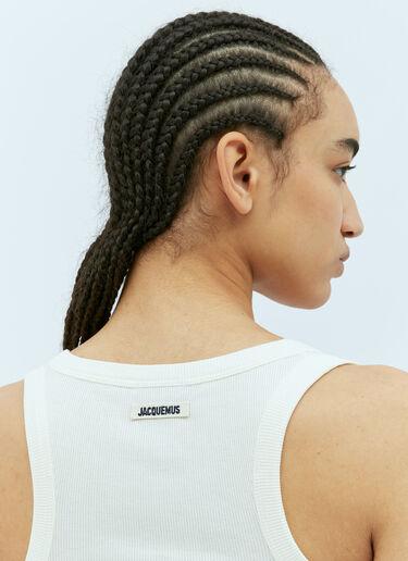 Jacquemus Le Debardeur Gros Grain 背心上衣 白色 jac0256037