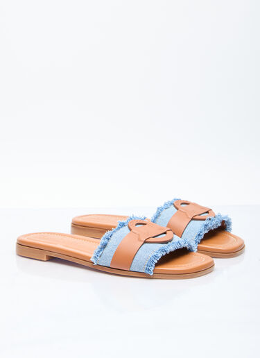 Moncler Bell Slides Blue mon0256030