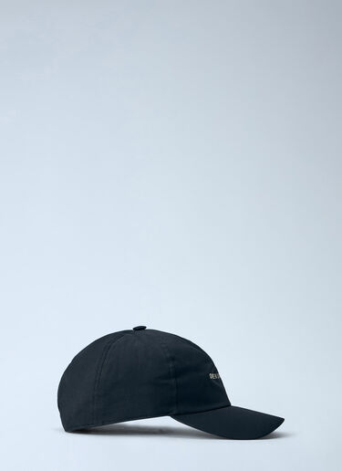 Rick Owens Embroidered Baseball Cap Black ric0165035