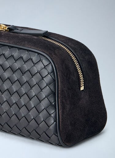 LN-CC® - Bottega Veneta: Large Nodo Leather Pouch - Dark Brown Bottega Veneta Large Nodo Leather Pouch Dark Brown bov0265048
