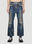 Junya Watanabe Printed Drawstring Jeans Beige jwn0152006