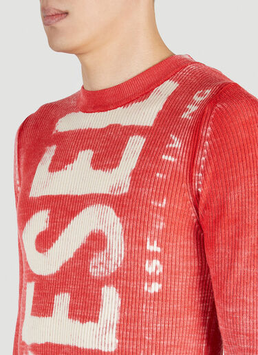 Diesel K-Atullus-Round Sweater Red dsl0151001