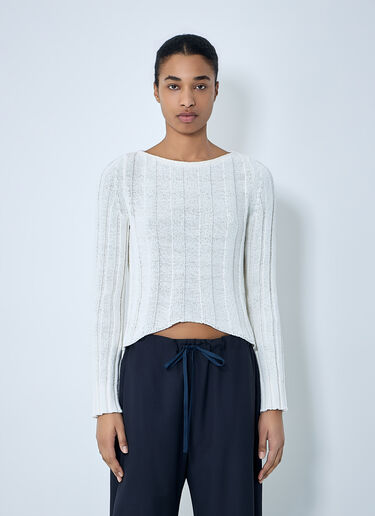 Sylas Sweater Khaite Sylas Sweater Cream kha0264005