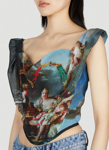 Vivienne Westwood Sunday Corset Top Blue vvw0252007