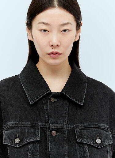 Acne Studios Oversized Denim Jacket Black acn0355002