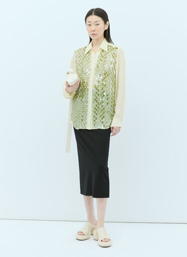 Sequin Shirt Dries Van Noten Sequin Shirt Yellow dvn0256031