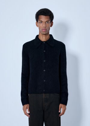 Dries Van Noten Mora Fitted Knit Cardigan Black dvn0165018