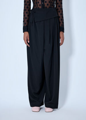 Dries Van Noten Parong Wide Pants Black dvn0264027