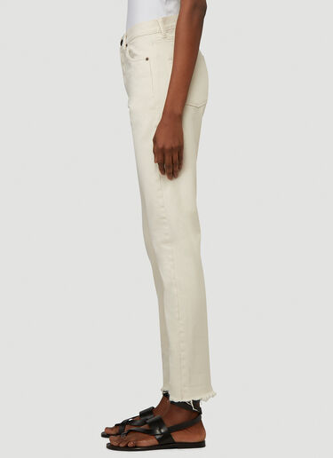 Saint Laurent Straight Leg Jeans White sla0239020