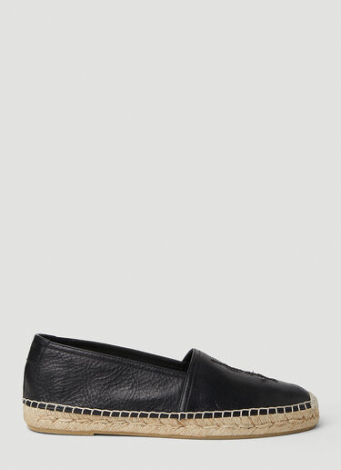 Saint Laurent YSL Monogram Espadrilles Black sla0151041