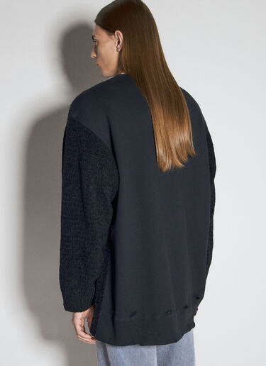 UNDERCOVER Distressed Wool Knit Sweater Black und0154006