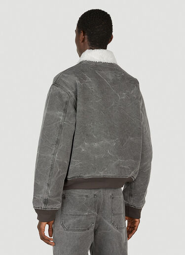 Acne Studios Canvas Bomber Jacket Grey acn0151012