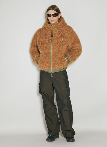 ROA 헤비 퍼리 재킷 브라운 roa0154002