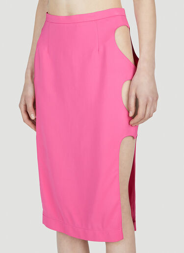 LN-CC® - Marco Rambaldi: Cut Out Skirt - Pink Marco Rambaldi Cut Out Skirt Pink mra0252012