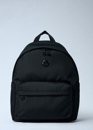 Moncler New Pierrick Metal Logo Backpack Black mon0163050