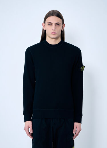 Stone Island Compass Patch Sweatshirt Black sto0160041