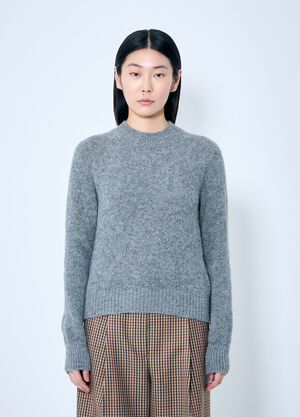 Acne Studios Texas Wool-Blend Sweater Green acn0258003