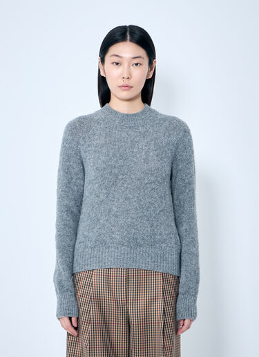 Dries Van Noten Texas Wool-Blend Sweater Grey dvn0258025