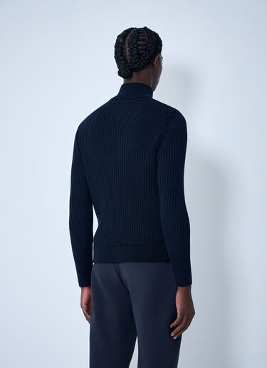 Moncler Logo Motif Gilet Navy mon0163044