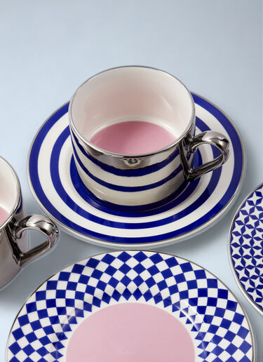 Set Of Four Aunty Coffee Cups POLSPOTTEN Set Of Four Aunty Coffee Cups Blue wps0691990