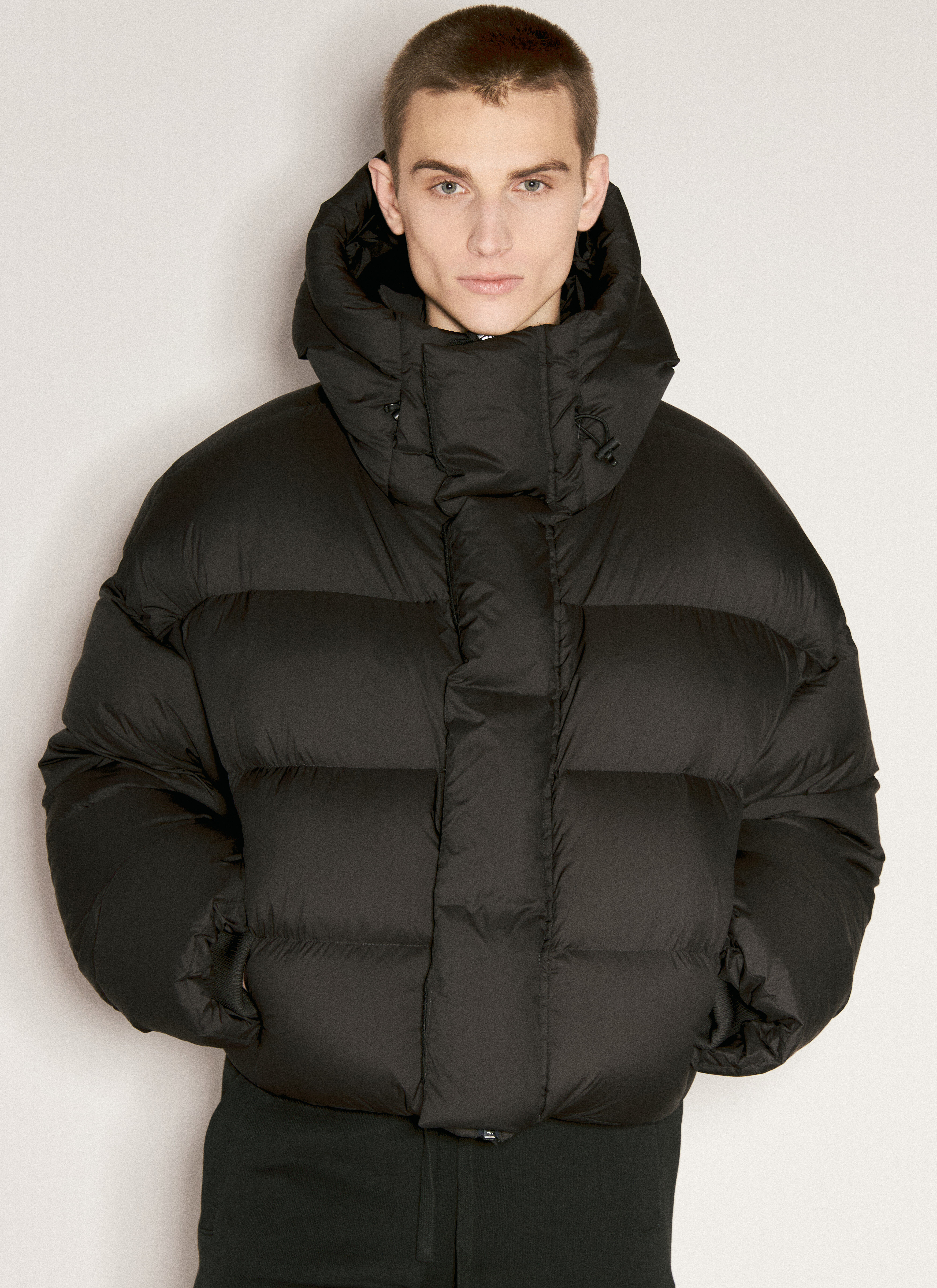 Entire Studios MML Hooded Puffer Jacket Black ent0155022