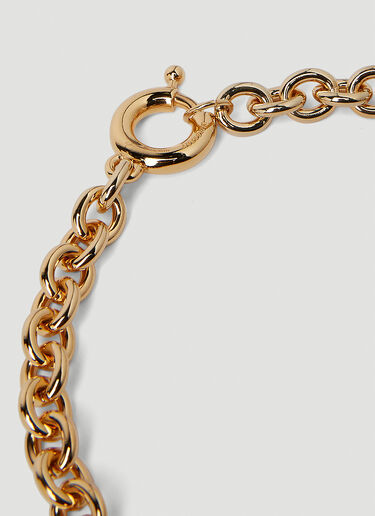 Burberry Equestrian Knight Pendant Necklace Gold bur0251115