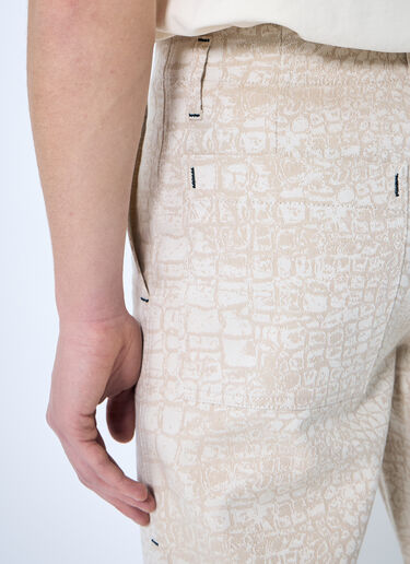 Jacquemus Le De-Nimes Fernando Cotton Pants Beige jac0160010
