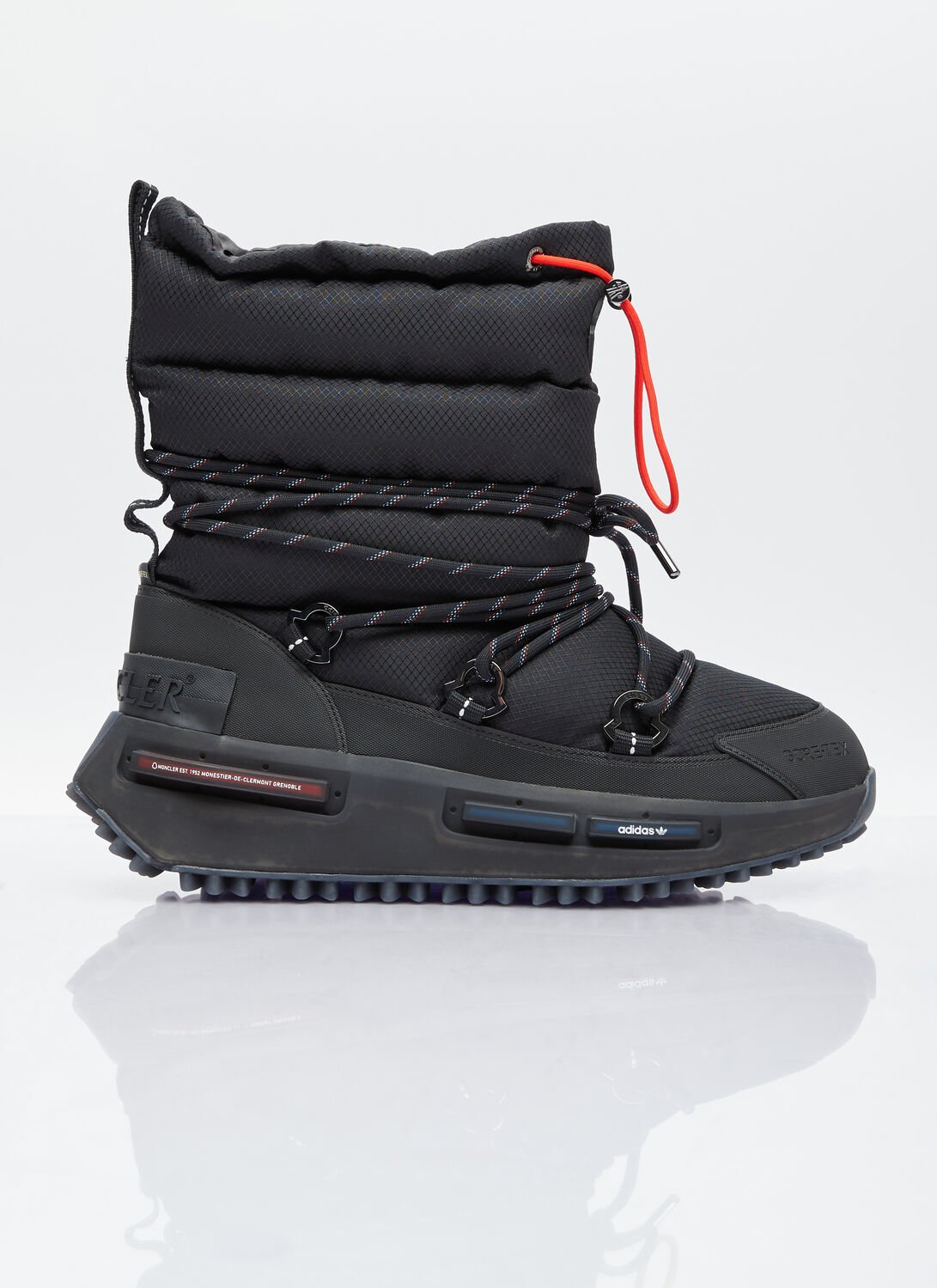 Shop Moncler X Adidas Originals Nmd Mid Ankle Boots In Black