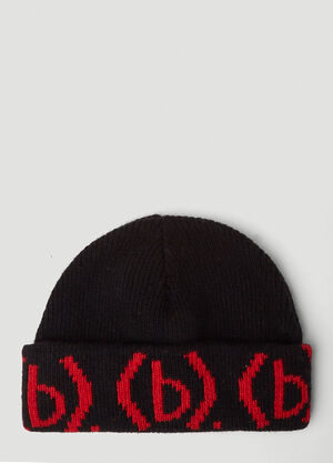 Bstroy Knit (B).eanie Hat Black bst0350020