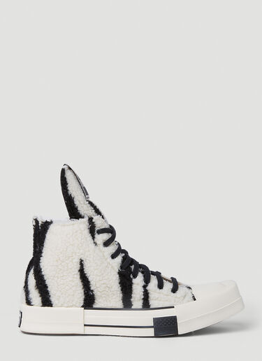 Rick Owens DRKSHDW X Converse TURBODRK Hi Top Sneakers White dsc0350002