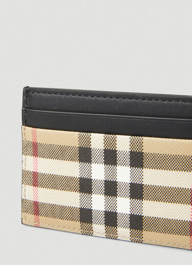 Burberry Checked Cardholder Beige bur0151172