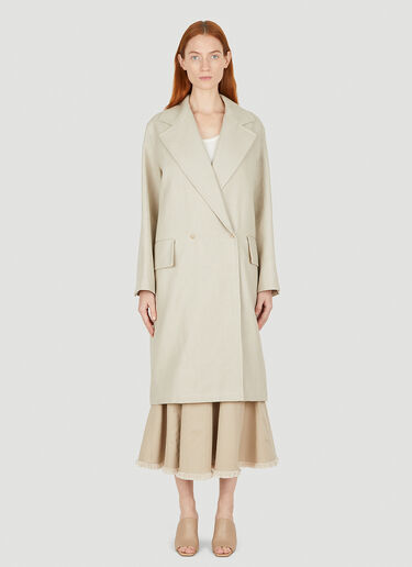 Max Mara Mescal Double Breasted Coat Beige max0252002