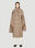 TOTEME Double Breasted Scarf Trench Coat White tot0253002