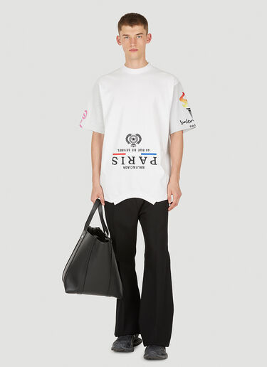Balenciaga Upside Down T-Shirt White bal0149013