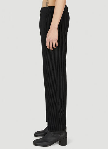 Loose Fit Straight Pants Homme Plissé Issey Miyake Loose Fit Straight Pants Black hmp0152008
