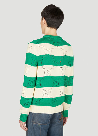 Gucci Striped Sweater Green guc0152047
