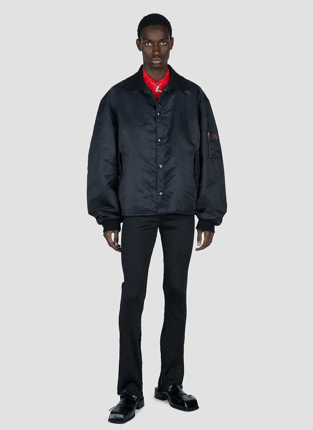 Raf Simons Men s Bomber Jacket in Black LN CC
