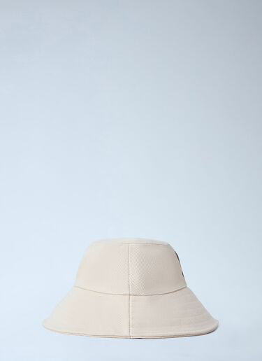 Max Mara 带有monogrammed的水桶帽 米色 max0264064