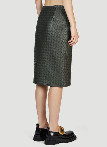 Bottega Veneta Intrecciato Skirt Green bov0251115