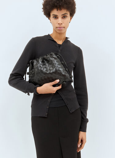 Bottega Veneta Intrecciato Pouch Black bov0258017