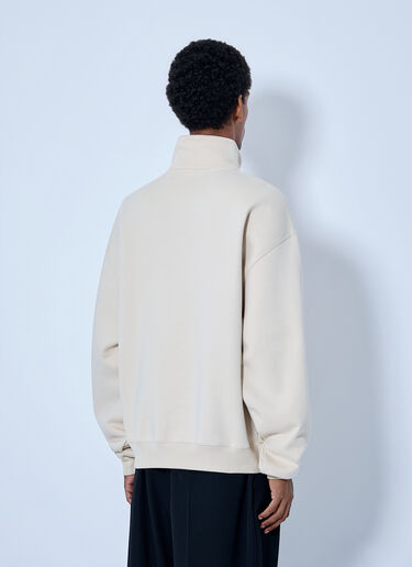 LN-CC® - Jacquemus: Le Camionneur Gros Grain Sweatshirt - Beige Jacquemus Le Camionneur Gros Grain Sweatshirt Beige jac0166004