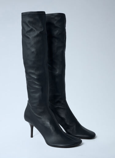 Knee-High Leather Boots Acne Studios Knee-High Leather Boots Black acn0262026